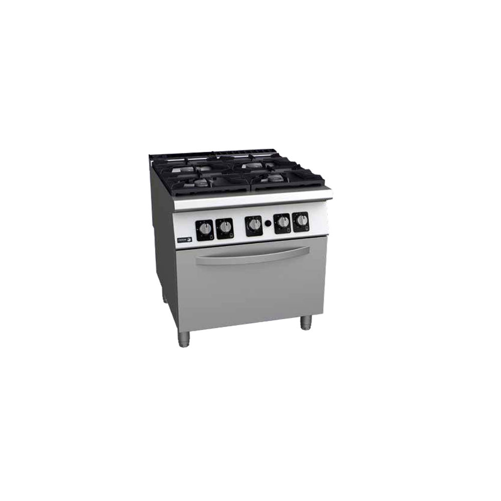 Cocina a gas fuegos abiertos FAGOR