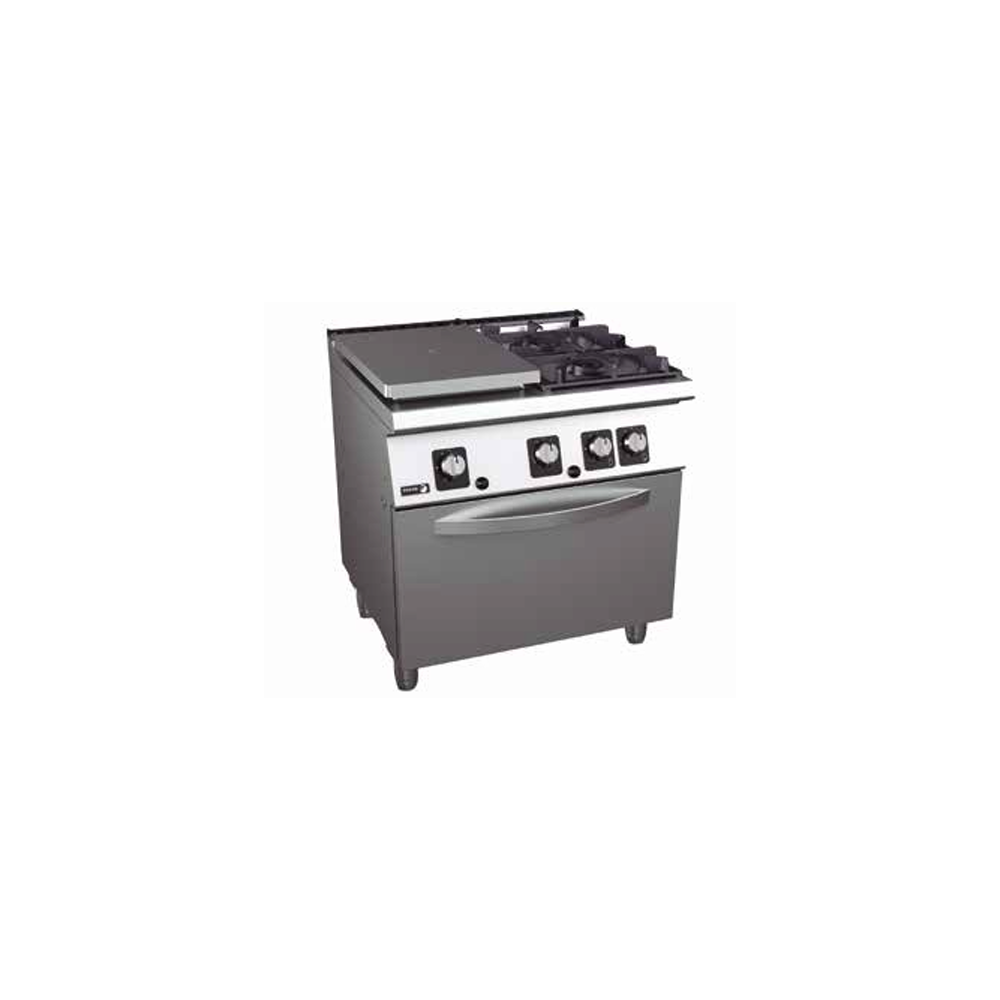 Cocinas a gas media plancha FAGOR